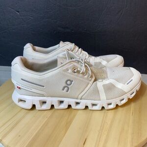 On Running Cloud Shoes Womens Size 10 White Athletic Lightweight Swiss Comfort